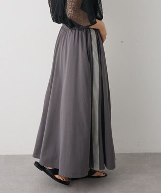 CRAFT STANDARD BOUTIQUE 接触冷感/UVカット/速乾 トラックスカート Charcoal Gray