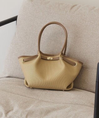 AMERICAN HOLIC 【2点SET】ベルトラウンドトートバッグ Beige