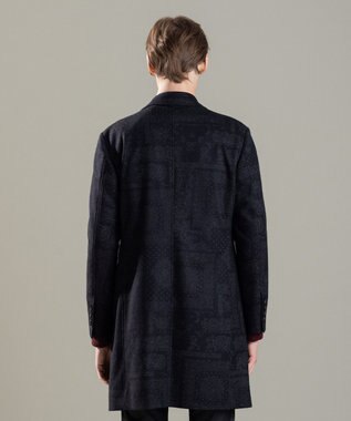 JOSEPH HOMME パッチジャガードジャジー　チェスターコート グレー系3