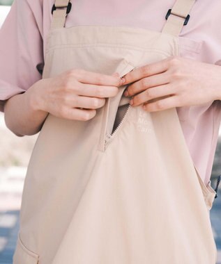 SHARE PARK LADIES 【撥水・UVカット・ストレッチ・軽量 】ナイロンジャンパースカート（S・Mサイズ） ベージュ系
