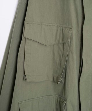 WEGO 【ユニセックス着用ITEM】ファティーグジャケット カーキ