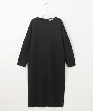 J.PRESS LADIES 【洗える】VIS/PE MILANO ニット ワンピース ブラック系
