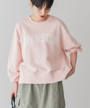 AMERICAN HOLIC ＥＶＡＮＳＴＯＮ　ミニ裏毛プルオーバー Light Pink