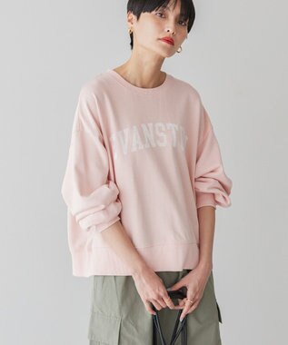 AMERICAN HOLIC ＥＶＡＮＳＴＯＮ　ミニ裏毛プルオーバー Light Pink