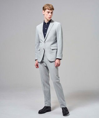 JOSEPH HOMME 新色追加【セットアップ対応】トリコサッカーストレッチ テーパードパンツ / CITY ライトグレー系