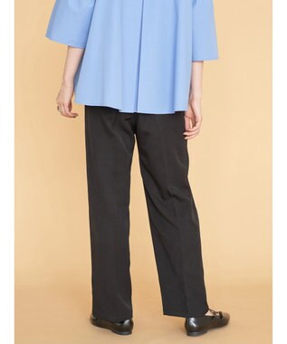 AMERICAN HOLIC ウエストイージーストレートパンツ Black