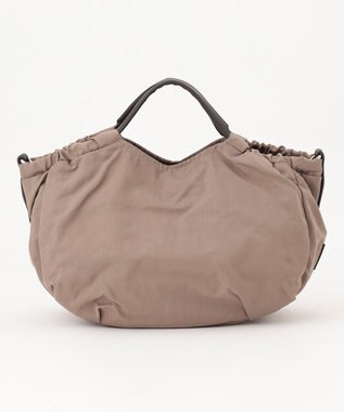 Y'SACCS 【Y’SACCS vous et】サイドギャザー2WAYトート Sサイズ ベージュ