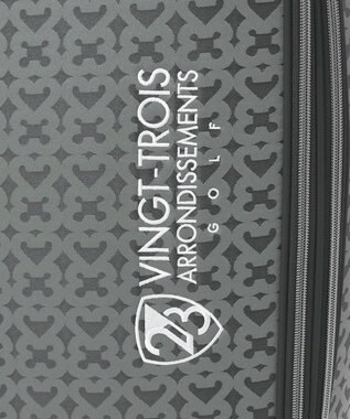 23区GOLF 【UNISEX】モノグラムライトキャディバッグ　ベテランゴルファーにもおすすめなモダンデザイン ブラック系5