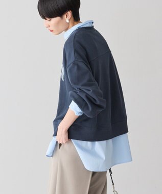 AMERICAN HOLIC ＥＶＡＮＳＴＯＮ　ミニ裏毛プルオーバー Navy