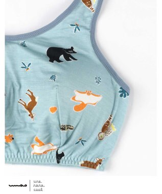 une nana cool MADE WITH 京都市動物園 ナイトアップブラ　 GY