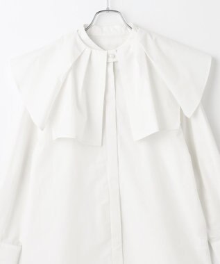 #Newans 【セレモニーにも】2wayタックフレアカラーブラウス ホワイト