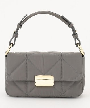 自由区 【2WAY】キルト２WAYバッグ グレー系