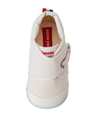 MIKI HOUSE HOT BISCUITS 【ミキハウス】【11-13.5cm】 ファーストベビーシューズ 白