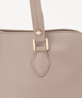 LA BAGAGERIE ベーシック　フェイクレザートート グレージュ