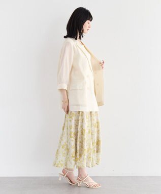 YECCA VECCA シアーテーラードジャケット Ivory