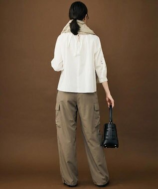 自由区 【SHIHOさん着用】ハイカウントカーゴ パンツ カーキ