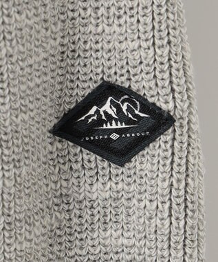 JOSEPH ABBOUD MOUNTAIN 【UNISEX】日本素材 ストレッチニットパーカー ライトグレー系
