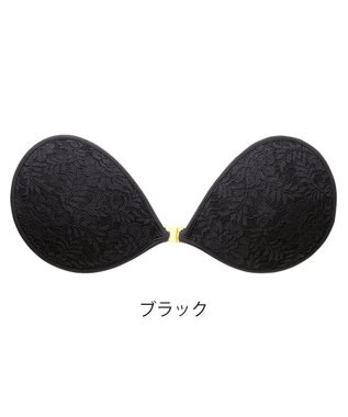 BRADELIS New York 【NuBra / ナチュラルタイプ】ヌーブラ・エアーライト カリーナ  蒸れにくい バックレス コレクション デザインヌーブラ 正規品 ブラック