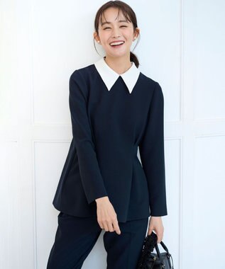 組曲 ビジューリングパールイヤリング ゴールド系