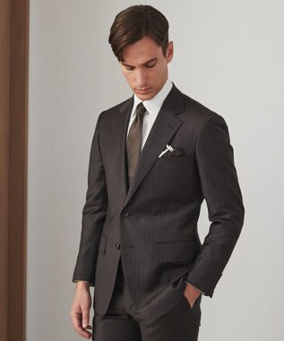 GOTAIRIKU 定番/GOTAIRIKU別注【日本製】シルク ネクタイ_無地(25年モデル) ブラウン系