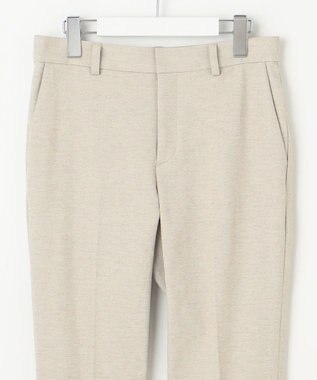 自由区 L 【接触冷感・UVカット・吸水速乾・洗える】シェルタリングテーパード パンツ ベージュ