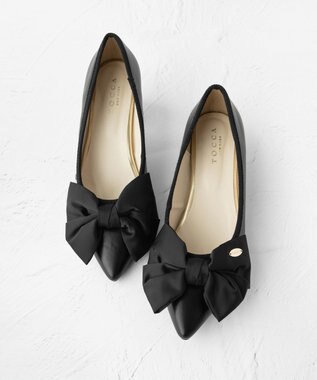 TOCCA RIBBON KNOT PUMPS パンプス ブラック系
