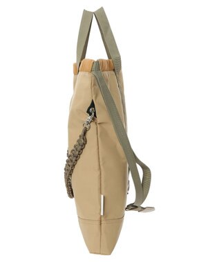 Green Parks ■ＣＯＮＴＲＯＬ　ＦＲＥＡＫ　ナイロン３ＷＡＹスクエアトート Beige