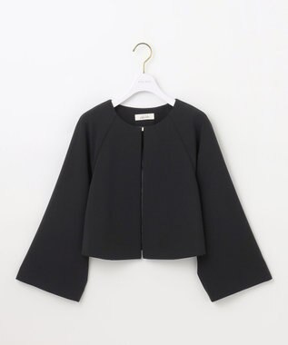 ANY SIS S 【洗える】セレモニークロップド ジャケット ブラック