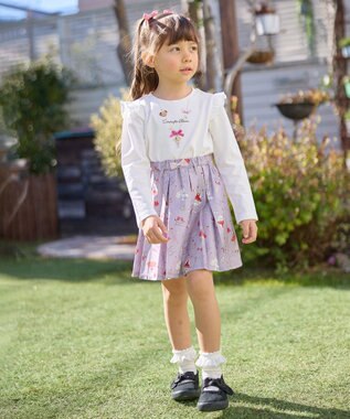 ANY KIDS 【カードキャプターさくら×any FAM】ネックレス Tシャツ オフホワイト