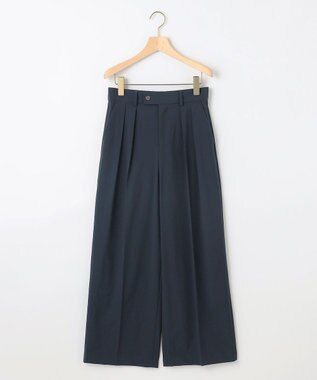 組曲 S スーパーライトストレッチ ワイドパンツ ネイビー系
