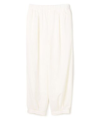 BEIGE， YANN / 裾カフス イージーアンクルパンツ White