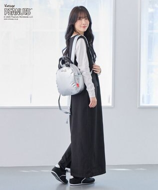 ROOTOTE 8453【スヌーピー】IP.セオルー.パデット.ピーナッツ-0S 02：シャイニーシルバー