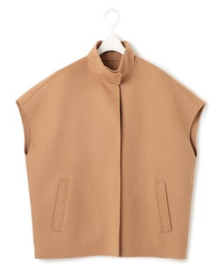 ICB L WoolRever  スタンドカラージレ キャメル系