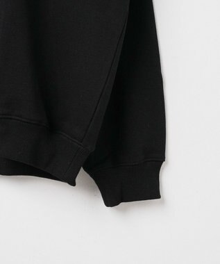 WEGO ヘビーウエイト刺繍グラフィックプルオーバー ブラック