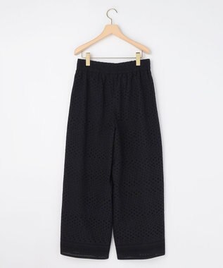 組曲 【先行予約】エンブロイダリーレース パンツ ブラック系