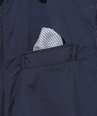 JOSEPH ABBOUD 【キングサイズ・軽量/ストレッチ/撥水】ライトワッシャーストレッチ アクティブレジャージャケット ネイビー系