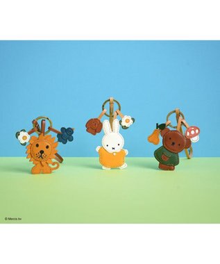 genten 【WEB限定】miffy collection ワクワクチャーム「ライオン」 キイロ