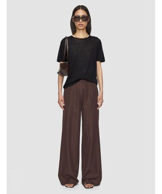 JOSEPH 【洗える】リネンジャージー　ティーシャツ Black