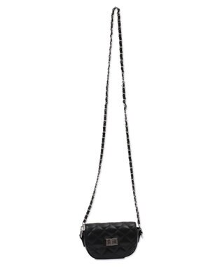 WEGO キルティングフラップミニショルダー