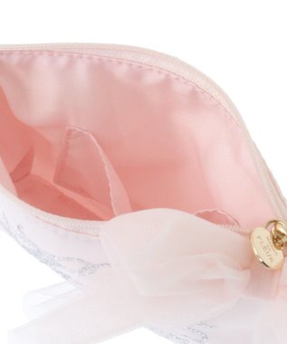 Maison de FLEUR ラインストーンポーチ Pink