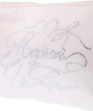 Maison de FLEUR ラインストーンポーチ Pink