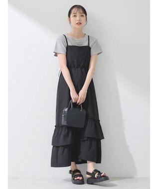 earth music&ecology ワッフルＴｅｅ Gray Mixture