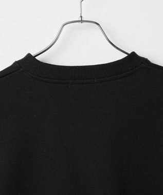 WEGO ヘビーウエイト刺繍グラフィックプルオーバー ブラック