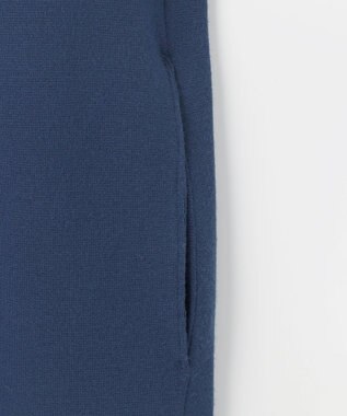 J.PRESS LADIES 【洗える】VIS/PE MILANO ニット ワンピース ダルブルー系