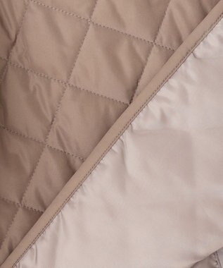 ANY SIS L 【洗える】レディトリミングキルト ブルゾン モカ