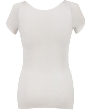 Wing インナー 【綿の贅沢オーガニック フラットタイプ】 オーガニックコットン混素材 ひびきにくくさらっと薄くて軽い ２分袖 EL1248 ウイング／ワコール シェルベージュ