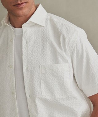 GOTAIRIKU ビジネスインナー/下着兼用【パックT】5.6oz 綿100％ スムース光沢加工 Tシャツ（クルーネック/2枚セット） ホワイト系