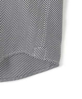 JOSEPH HOMME ツイルへリンボンクレイジー　イタリアンカラードレスシャツ ブラック系1