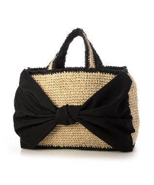 UNBILLION カカトゥ kakatoo / リボンスクエアクロッシェバッグ ブラック