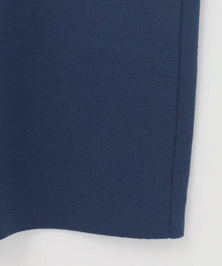 J.PRESS LADIES 【洗える】VIS/PE MILANO ニット ワンピース ダルブルー系